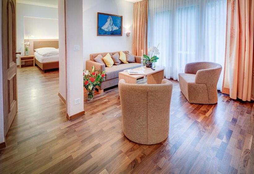 غرفة قياسية رباعية, Zermatt Budget Rooms