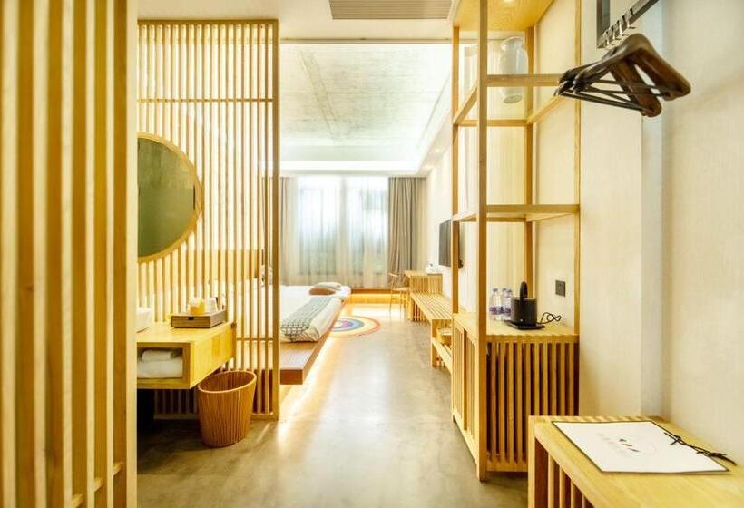 패밀리 룸 가든 전망, Lin Yin Art Hotel Shanghai(pudong Airport)