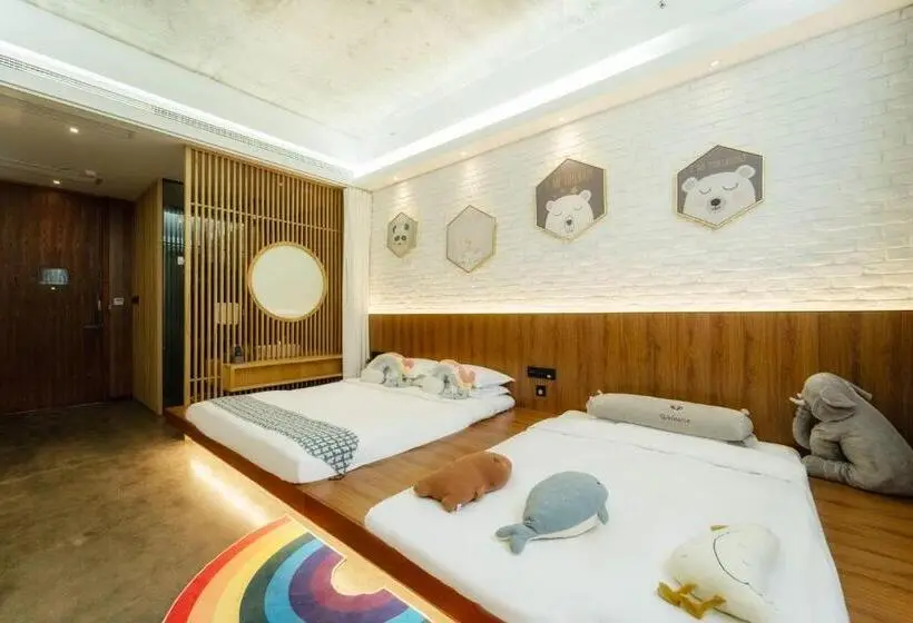 اتاق خانوادگی با چشم‌انداز باغ, Lin Yin Art Hotel Shanghai（pudong Airport）