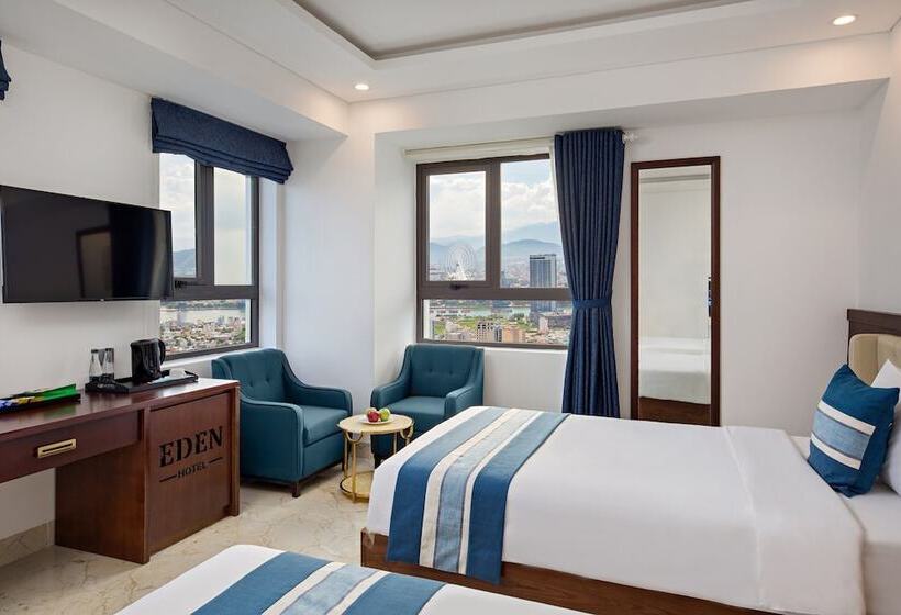 اتاق لوکس با چشمانداز شهر, Eden Ocean View Hotel Da Nang