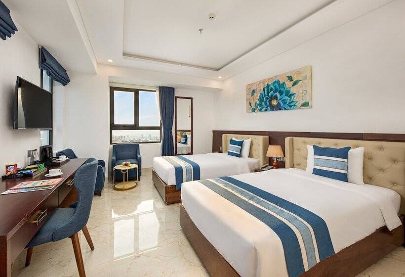 اتاق لوکس با چشمانداز شهر, Eden Ocean View Hotel Da Nang