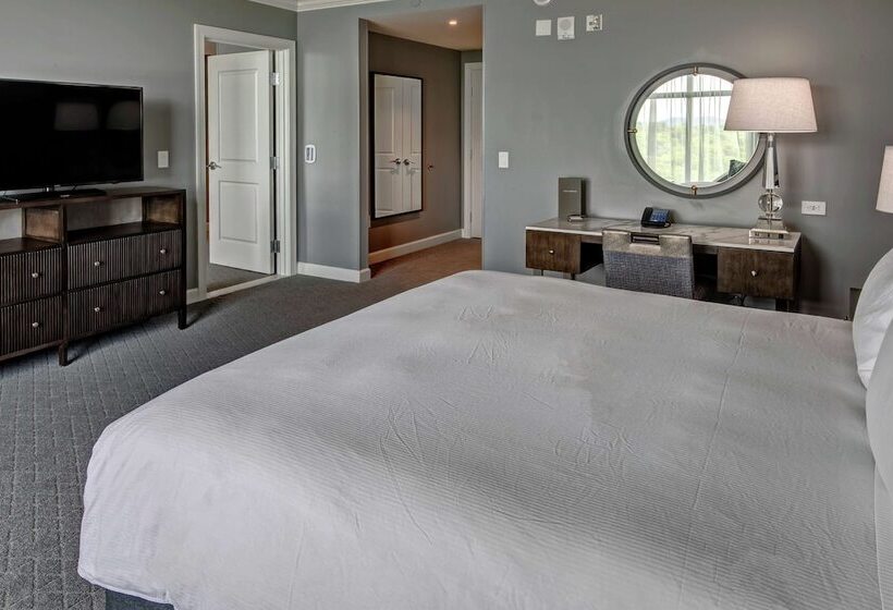 Quarto Estandar Cama King para Deficientes Físicos, Hilton Nashville Green Hills