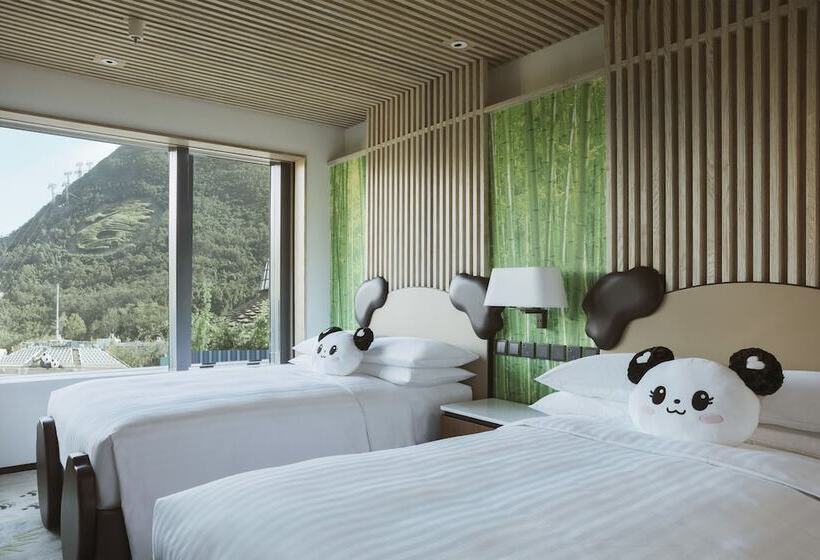 اتاق استاندارد با 2 تخت دوبل, Hong Kong Ocean Park Marriott