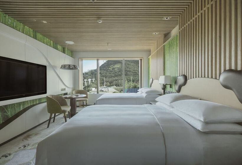 اتاق استاندارد با 2 تخت دوبل, Hong Kong Ocean Park Marriott