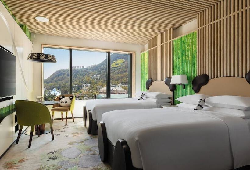 اتاق استاندارد با 2 تخت دوبل, Hong Kong Ocean Park Marriott