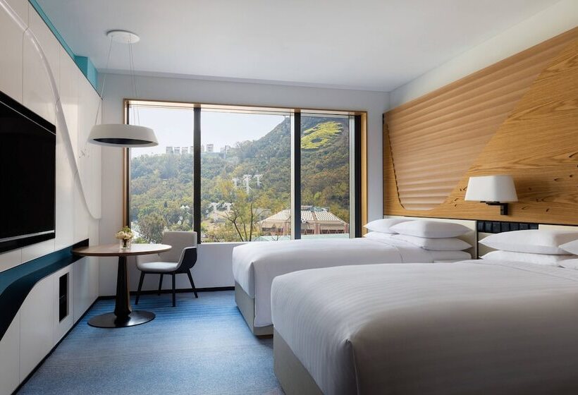 اتاق استاندارد با 2 تخت دوبل, Hong Kong Ocean Park Marriott
