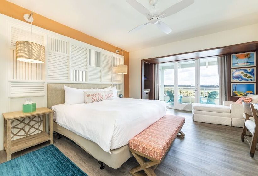 غرفة بريميوم مطلة على حمام السباحة, Margaritaville Resort Orlando