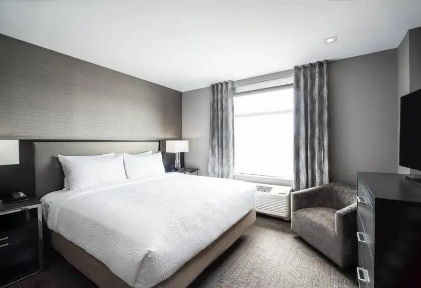 キングサイズベッドのスイートルーム, Residence Inn By Marriott Weehawken