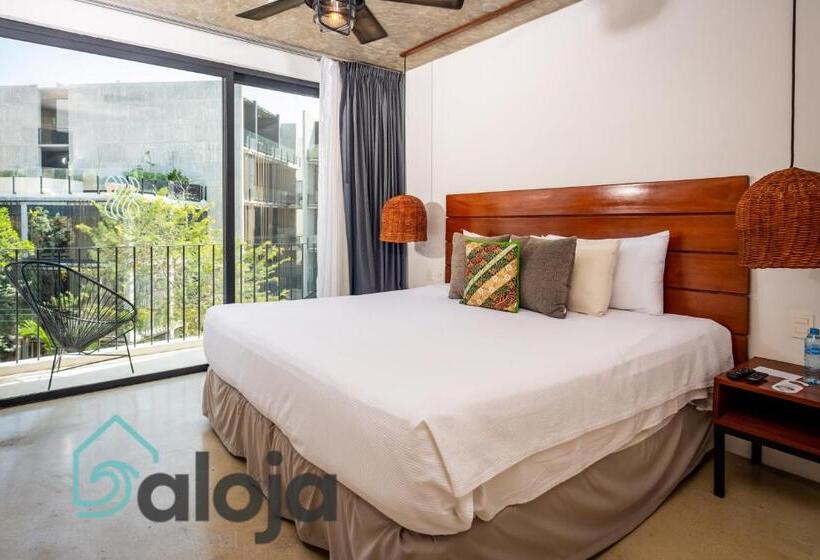 小型套房带阳台, Zendero Tulum & Free Beach Club