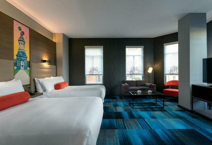 带双人床的标准工作室, Aloft Dublin City