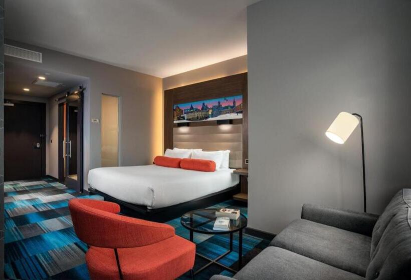 带大床的标准工作室, Aloft Dublin City