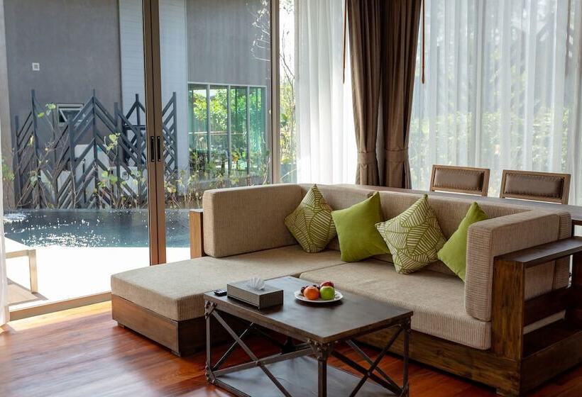 Вилла с 1 спальней и бассейном, Kalima Resort And Villas Khao Lak