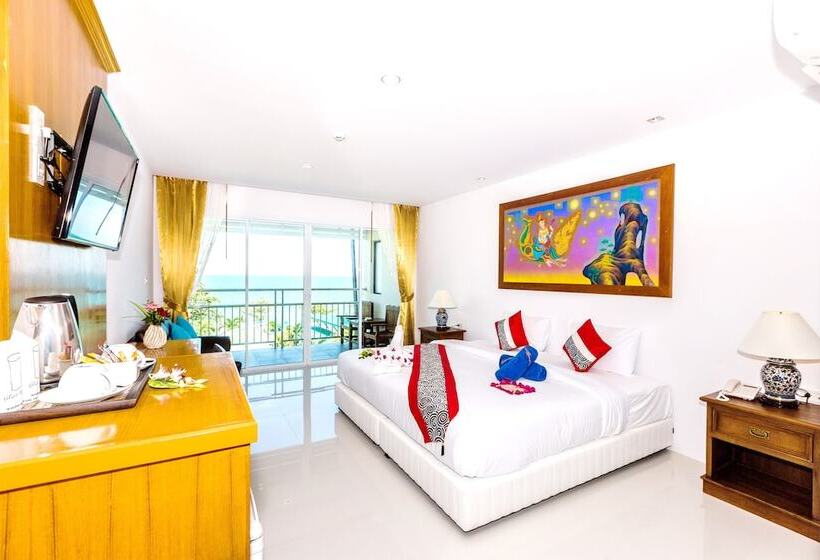غرفة سوبيريور مطلّة علي البحر, Lamai Coconut Beach Resort