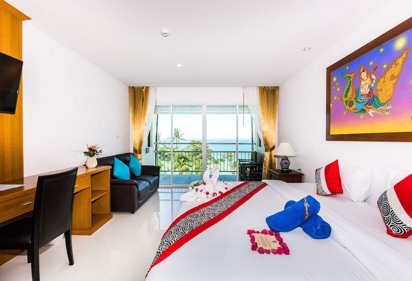 غرفة سوبيريور مطلّة علي البحر, Lamai Coconut Beach Resort