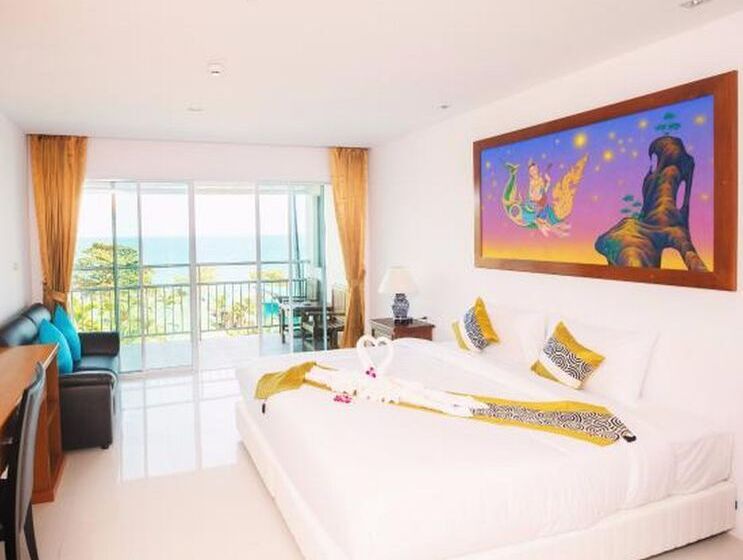 غرفة سوبيريور مطلّة علي البحر, Lamai Coconut Beach Resort