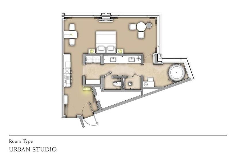 إستوديو قياسى سرير كينج, Pavilion Hotel Kuala Lumpur Managed By Banyan Tree