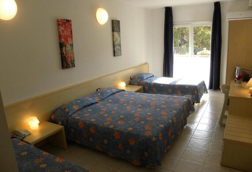 غرفة قياسية رباعية مزودة بشُرفة, Santa Cruz