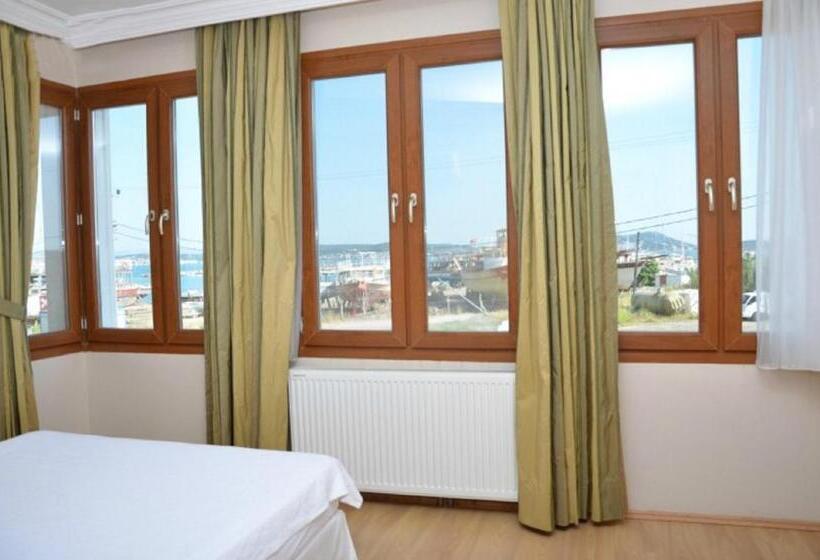 Habitació Deluxe Vista Mar Lateral, Ebruli Otel Cunda