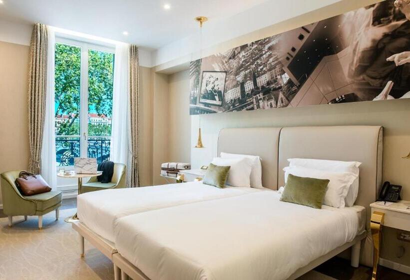 Deluxe room with river view, Boscolo Lyon Hotel & Spa