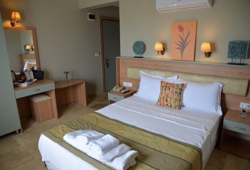 Habitació Deluxe Vista Mar Lateral, Ebruli Otel Cunda