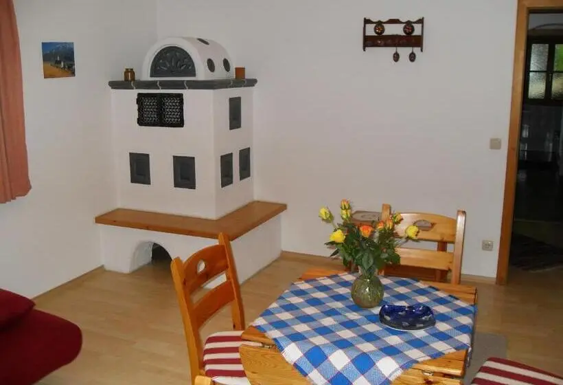 テラス付き1ベッドルームアパートメント, Gasthaus Pension Café Dörfl