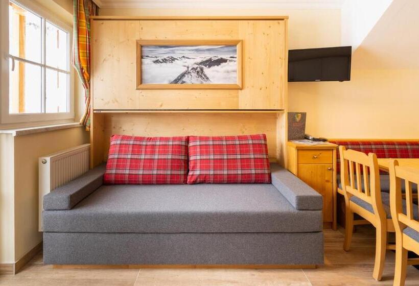 شقة غرفتين نوم مزودة بشُرفة, Hubertus Alpine Living