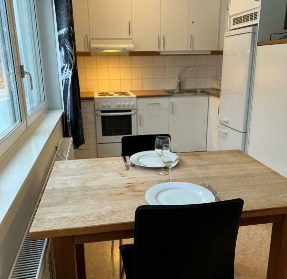 آپارتمان 1 خوابه همکف, Volontärgatan Visby Lägenhetshotell