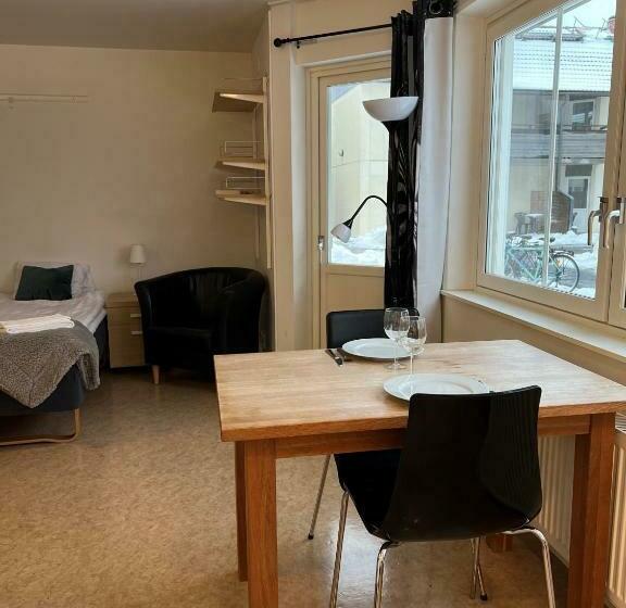 آپارتمان 1 خوابه همکف, Volontärgatan Visby Lägenhetshotell