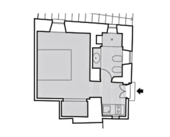 اتاق استاندارد, Guesthouse Castagnola