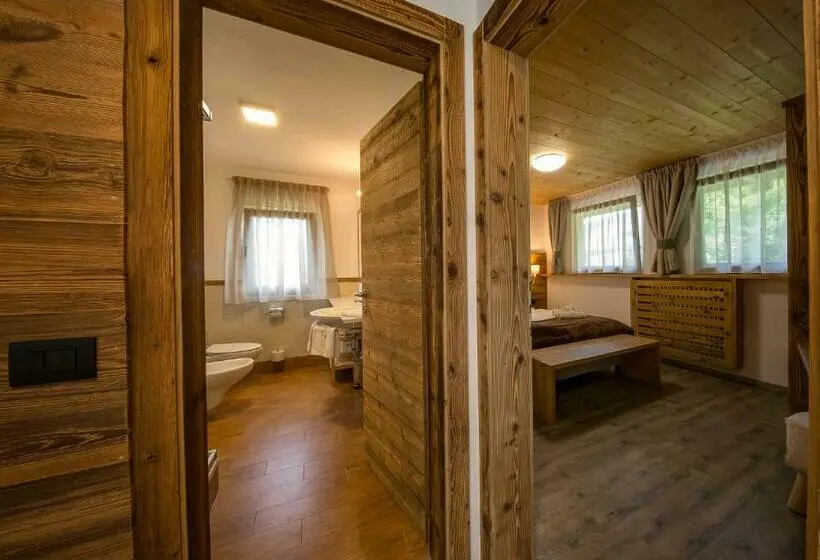 Comfort-huoneisto 1 Makuuhuone, La Bercia Alpine Lodge & Spa