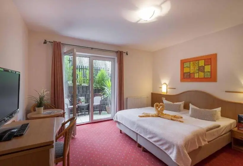 اتاق استاندارد با تراس, Pension Erdmann   Hotel Garni
