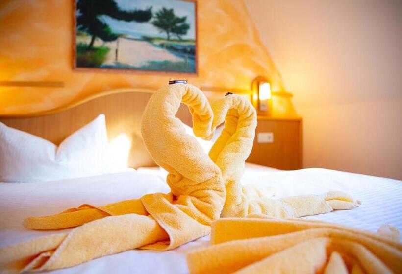 اتاق یک تخته با تراس, Pension Erdmann   Hotel Garni