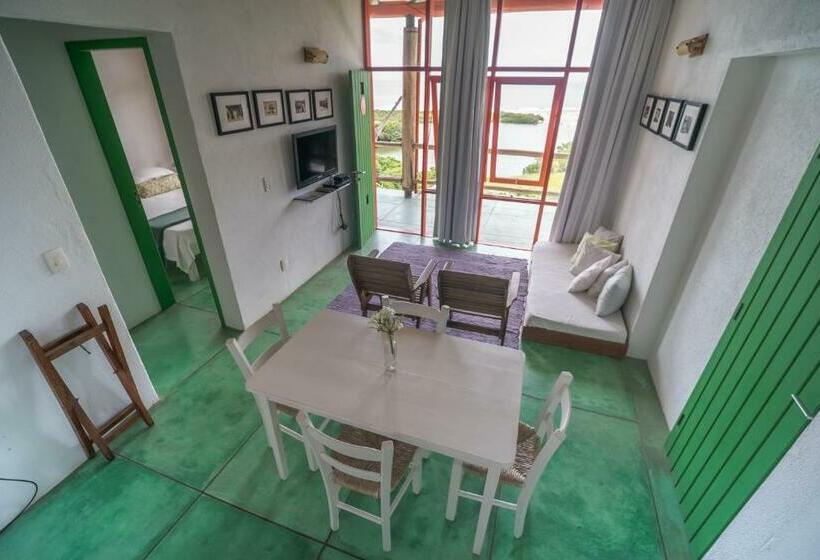 آپارتمان 1 خوابه با چشم‌انداز دریا, Pousada Pedra Grande