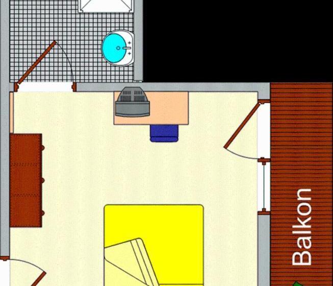 침실 1개 아파트, Haus Romantika