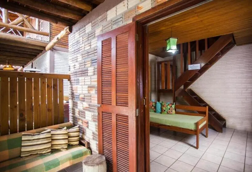 Standard-bungalow 2 Makuuhuonetta, Pousada Cabanas Kaia Lua