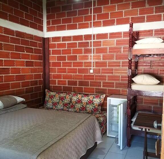 اتاق استاندارد چهار تخته, A Ilha Verde Hotel Pousada Na Praia