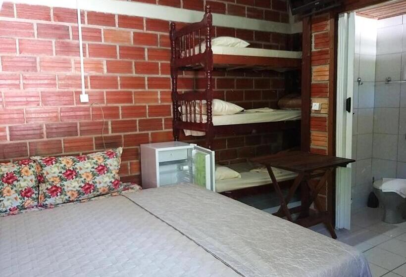 اتاق استاندارد چهار تخته, A Ilha Verde Hotel Pousada Na Praia