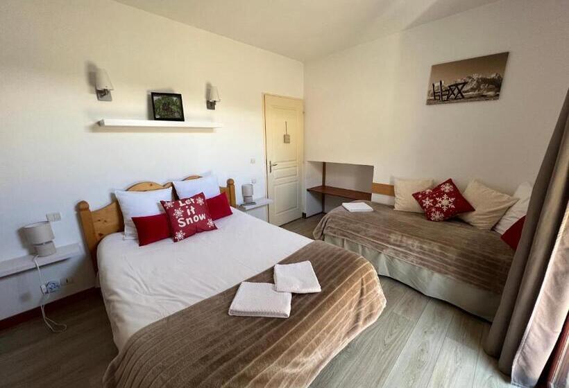 חדר סטנדרט לשלושה, Auberge La Cascade