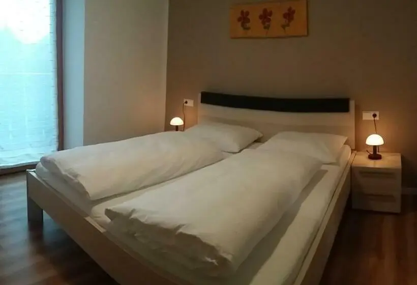 Huoneisto 1 Makuuhuone Parveke, Gletscherblick