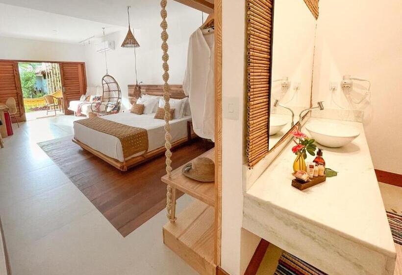 سوییت با چشمانداز باغ, Pousada Encanto Da Lua