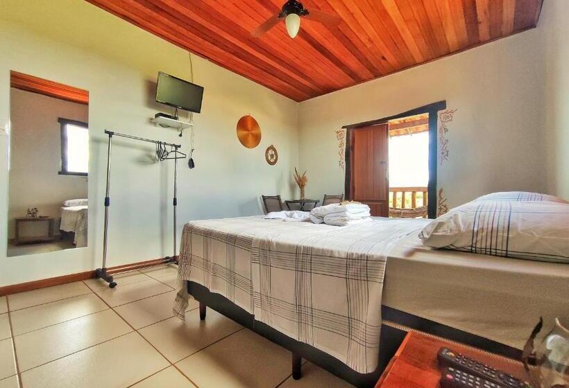 Полулюкс с Балконом, Topo Do Cipó Ecopousada Vegana