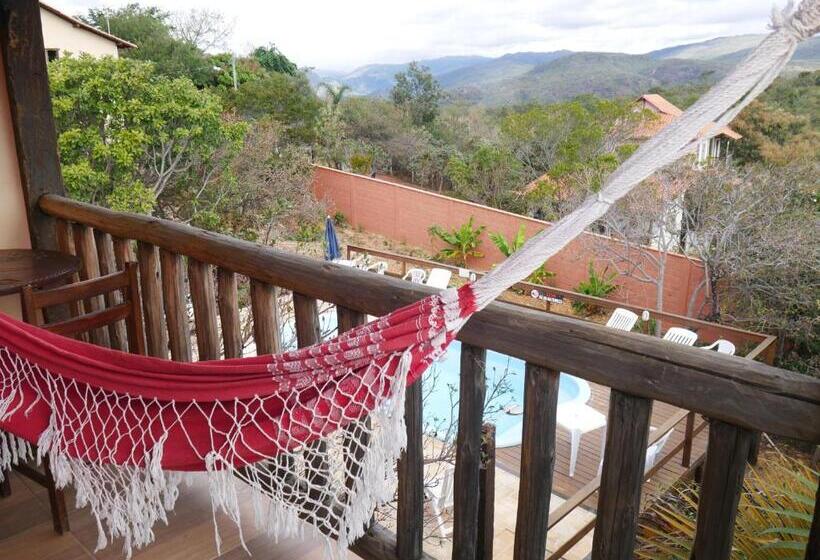 Полулюкс с Балконом, Topo Do Cipó Ecopousada Vegana