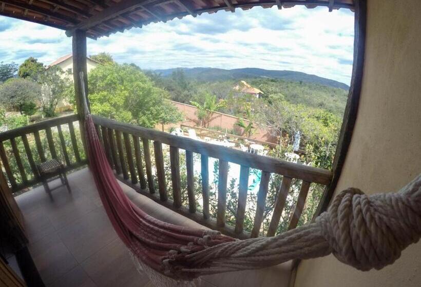 Полулюкс с Балконом, Topo Do Cipó Ecopousada Vegana