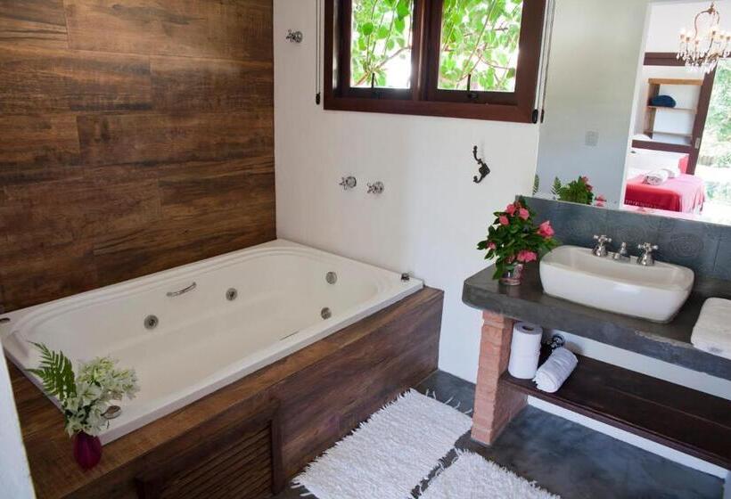 キングサイズベッドのスタンダードルーム, Pousada Vila Rosada