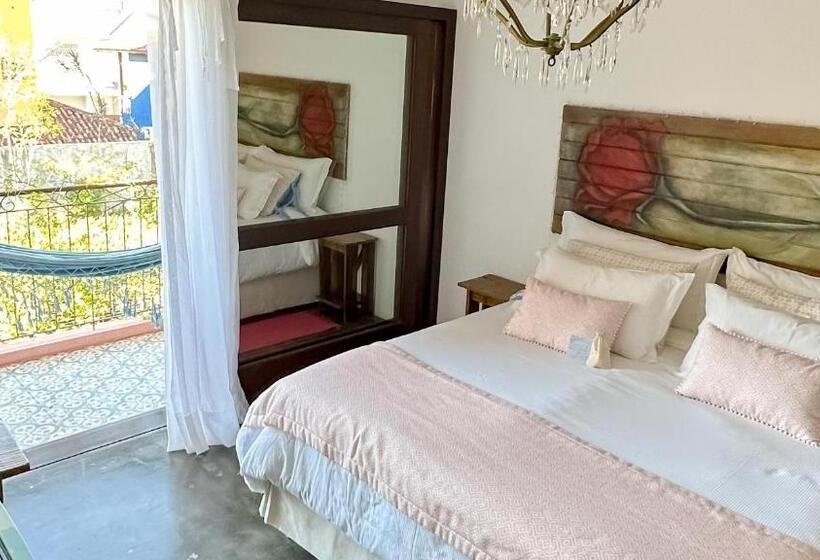 キングサイズベッドのスタンダードルーム, Pousada Vila Rosada