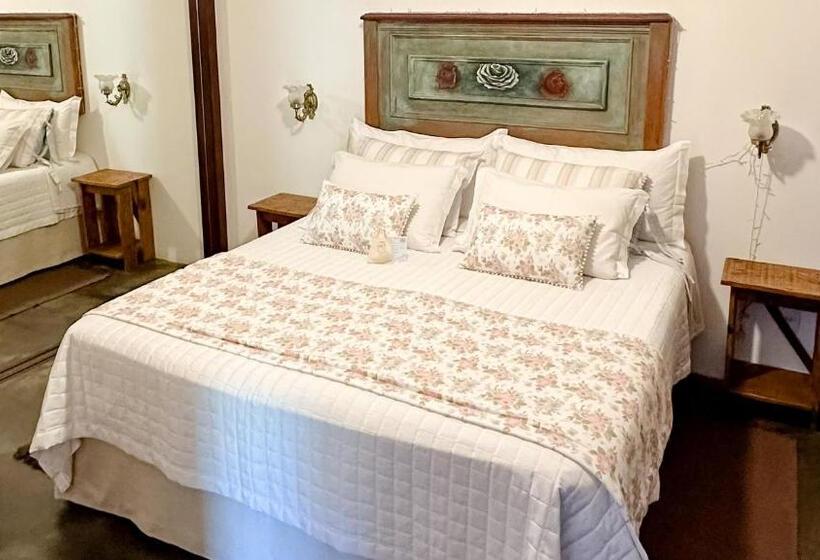 キングサイズベッドのスタンダードルーム, Pousada Vila Rosada