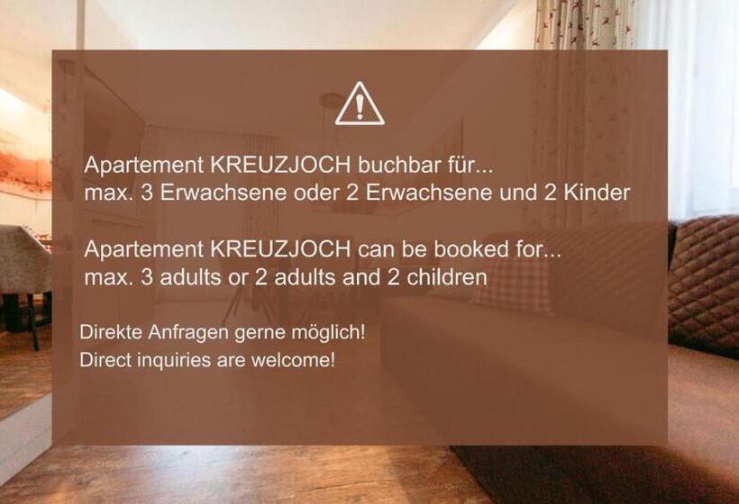 침실 1개 전망 아파트, Pension Gletscherblick