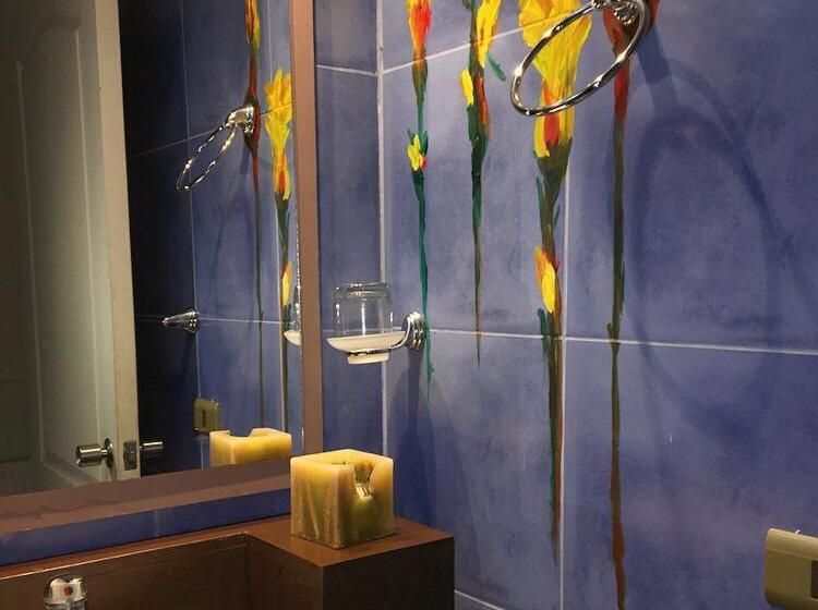 חדר סטנדרט נוף לגינה, Hostal Boutique 180 Grados