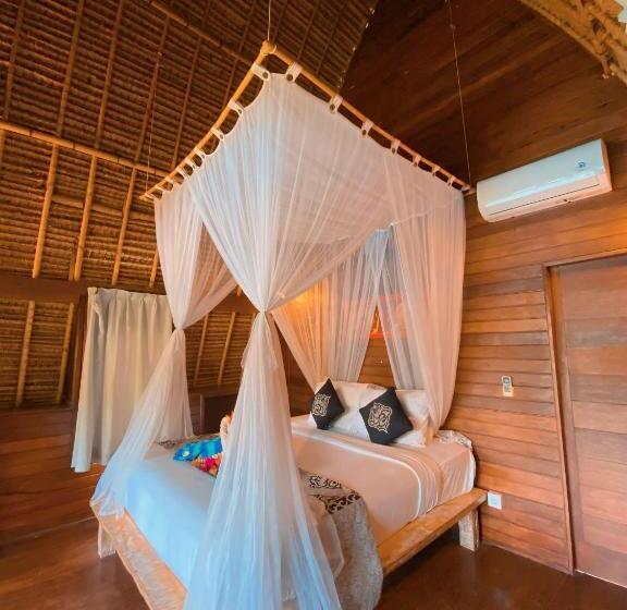 וילה דלוקס חדר שינה 1, Harta Lembongan Villas