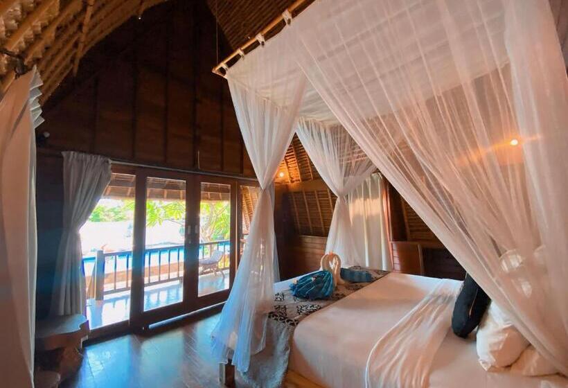 וילה דלוקס חדר שינה 1, Harta Lembongan Villas